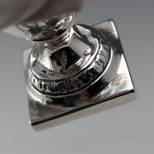 1904 British Vintage Sterling Silver Pepperette Spice Box 50g Thomas Bradbury & Sons
